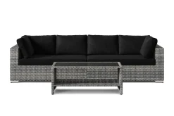 Comfort Garden Bahamas utesofa 4-seters med bord og hylle