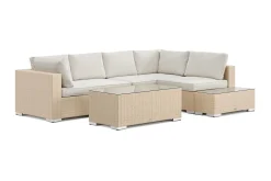 Comfort Garden Loungemøbler Salg|Loungesett-Bahamas utesofa 5-seters vendbar sjeselong med avslutning og bord