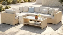 Comfort Garden Moduler|Moduler-Bahamas Venstremodul Utendørs 140 cm Beige