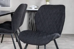 Venture Home Spisegrupper-Balisa Spisegruppe 180 cm inkl. 6 Sumoas Stoler Svart