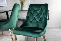 Venture Home Spisegrupper-Balisa Spisegruppe 180 cm inkl. 6 Valerie Lyx Stoler Svart