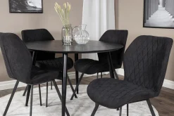 Venture Home Balisa Spisegruppe 115 cm Rund inkl. 4 Sumoas Stoler