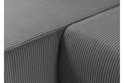 Sofa Med Sjeselong-Barile Sofa med Divan 3-seter Grey