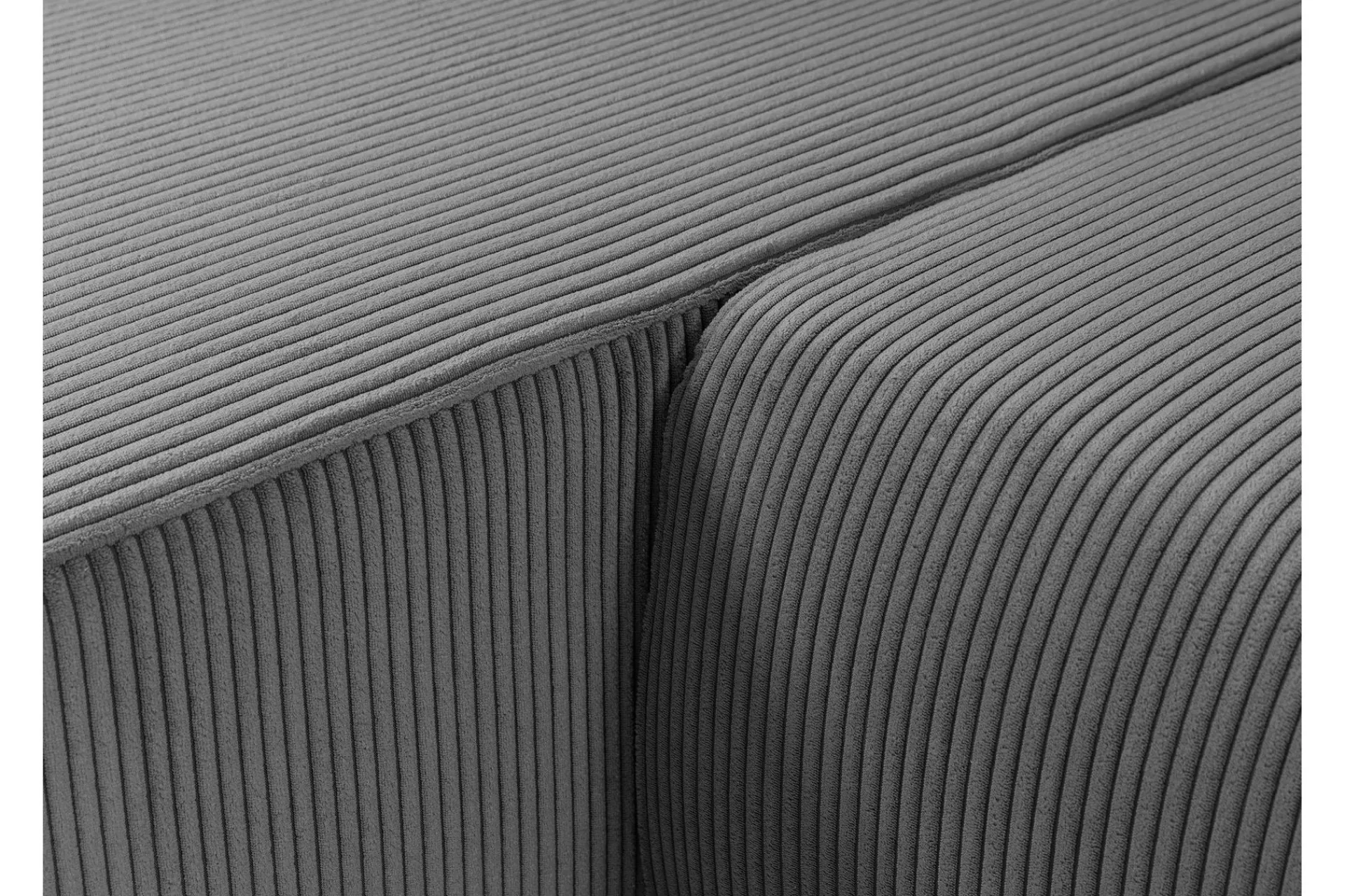 Sofa Med Sjeselong-Barile Sofa med Divan 3-seter Grey