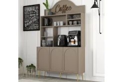 Bar Kaffeskap Hazim Tre Atlas / Gull