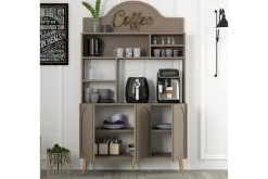 Bar Kaffeskap Hazim Tre Atlas / Gull