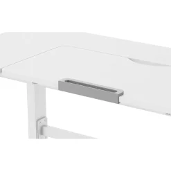 Barnebord-Barneskrivebord HOME4YOU Ergo Kid med 1 motor 112x60x56-80 cm Hvit