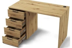 Kontorbord-Barold Skrivebord 120x60 cm Brun