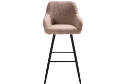 Barstol Casmalia sett av 2 Beige/svart