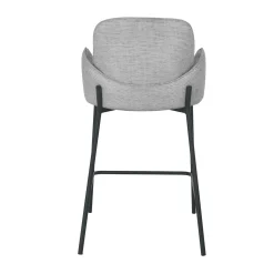 Barstoler-Barstol HOME4YOU Damen 158x40xh75 cm, Cappuccino lys grå