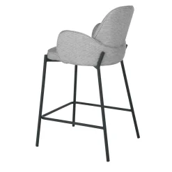 Barstoler-Barstol HOME4YOU Damen 158x40xh75 cm, Cappuccino lys grå