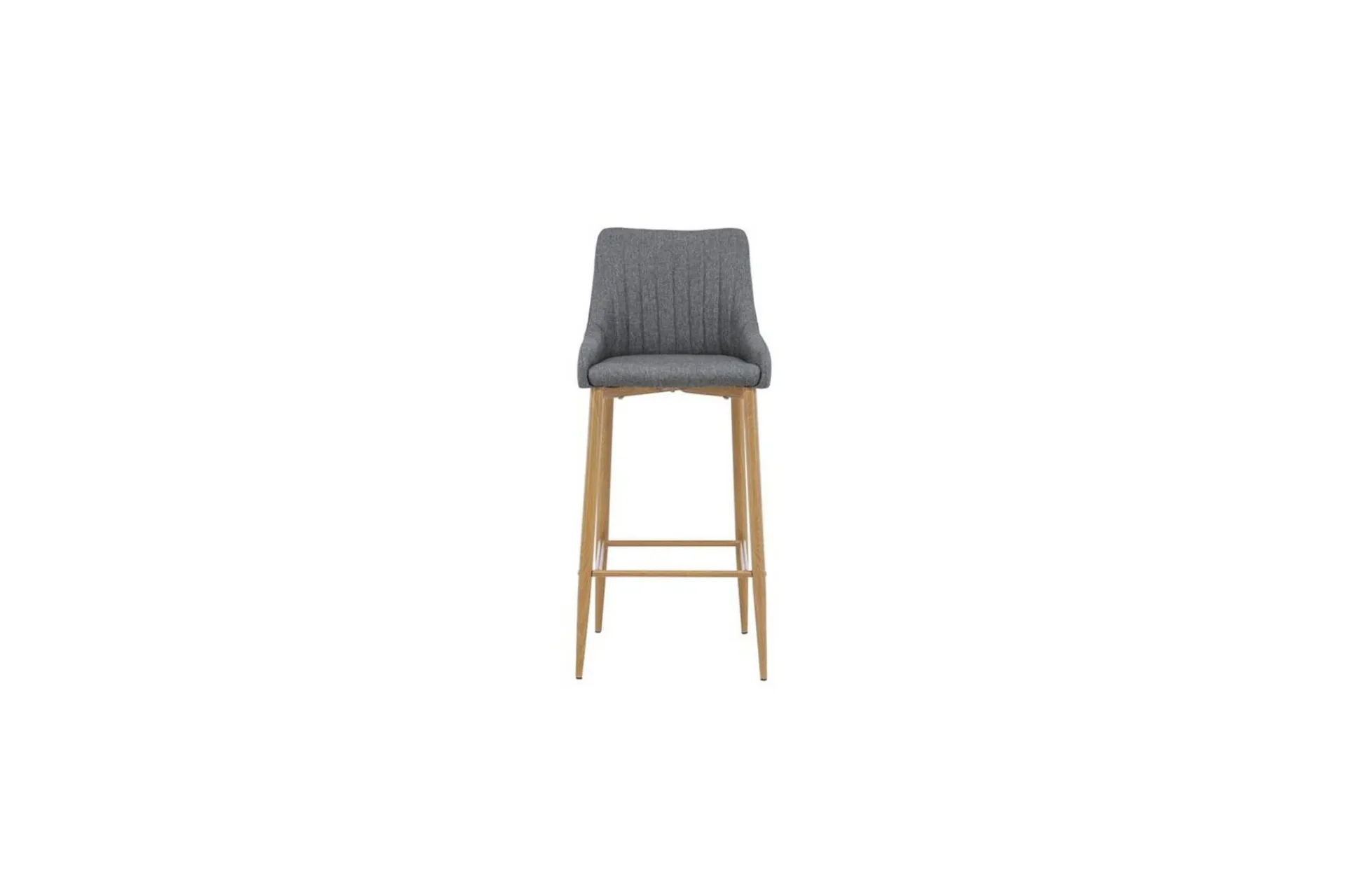 Venture Home Barstoler-Barstol Plaza 2-pack Natur/Mørkgrå Mørkegrå