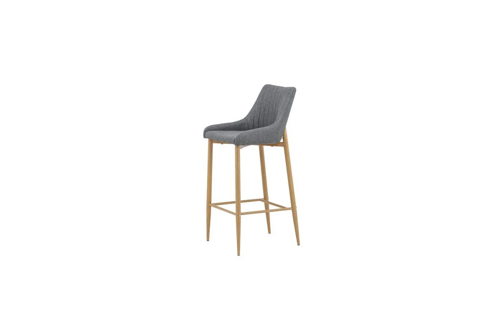 Venture Home Barstoler-Barstol Plaza 2-pack Natur/Mørkgrå Mørkegrå