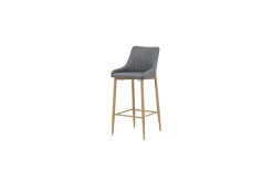 Venture Home Barstoler-Barstol Plaza 2-pack Natur/Mørkgrå Mørkegrå