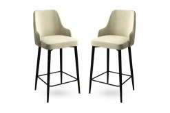 Barmøbler-Barstol Ydra Krem / Svart Beige,Svart