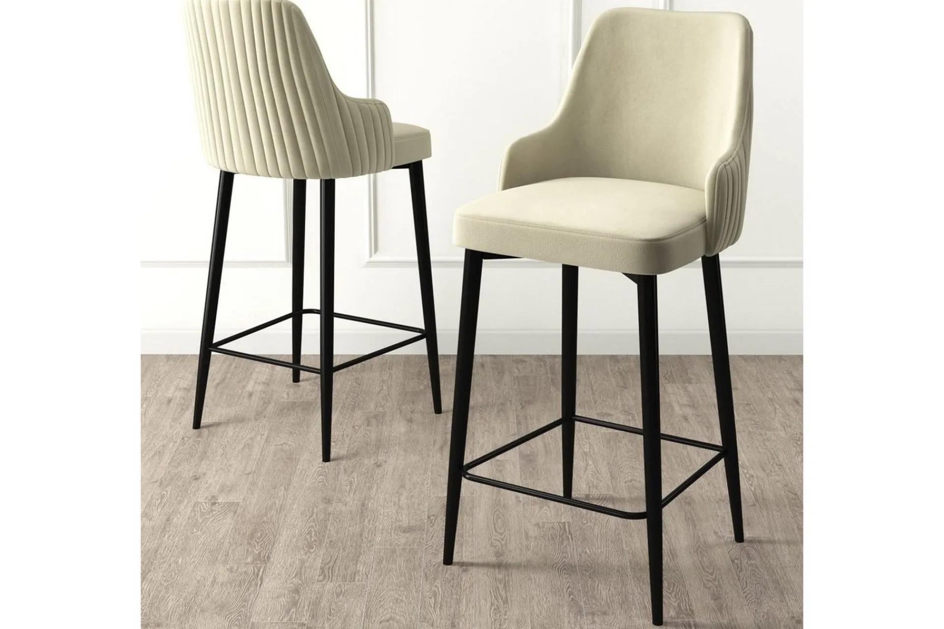 Barmøbler-Barstol Ydra Krem / Svart Beige,Svart