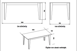 Bascle Spisebord 180 cm