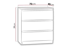 Scandinavian Choice Basildon Kommode 70x40x77 cm