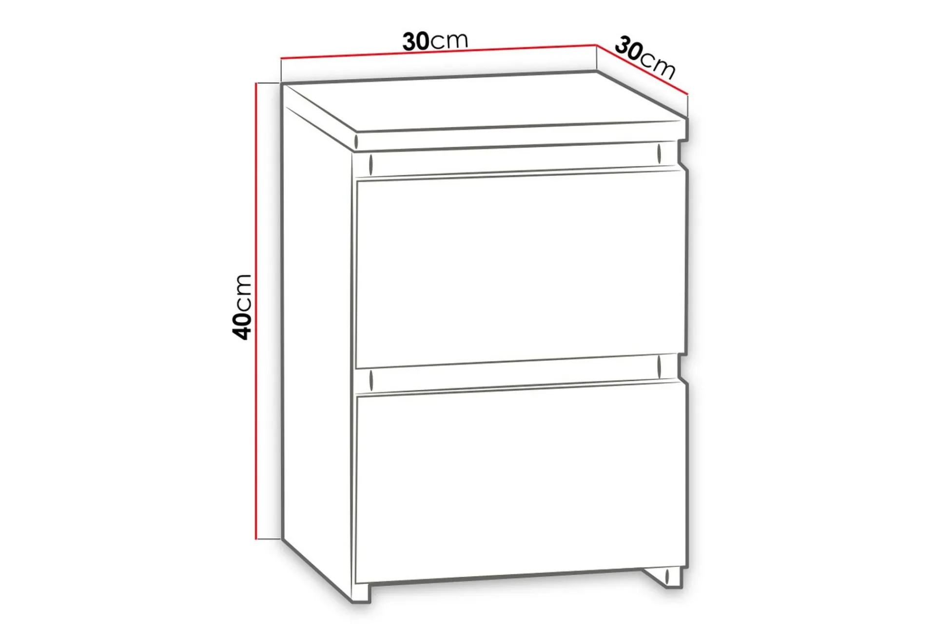 Basildon Oppbevaringsskap 30 cm