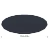 Planet Pool Bassengdeksel Fast Set Ø 5,5 m