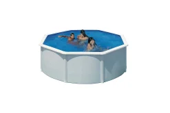 Swim & Fun Basseng Stål Grunnleggende rund Ø350 x 120 cm,