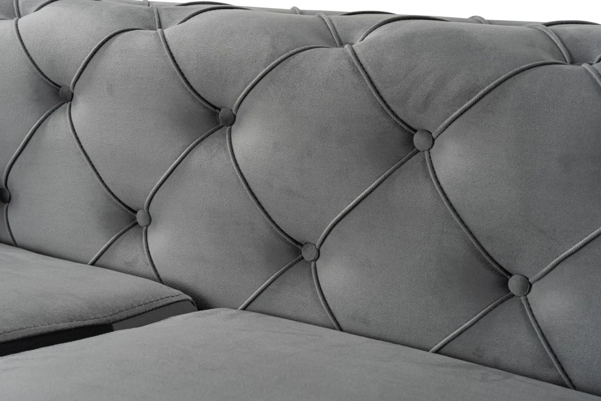 Manor House Sofa Med Sjeselong-Beachport 3-seters Sofa med Venstre Sjeselong Antracit