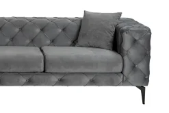 Manor House Sofa Med Sjeselong-Beachport 3-seters Sofa med Venstre Sjeselong Antracit