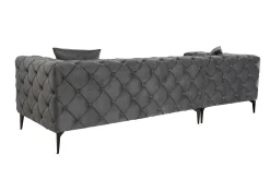 Manor House Sofa Med Sjeselong-Beachport 3-seters Sofa med Venstre Sjeselong Antracit