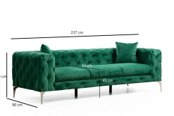 Manor House Beachport Sofa 3-seters