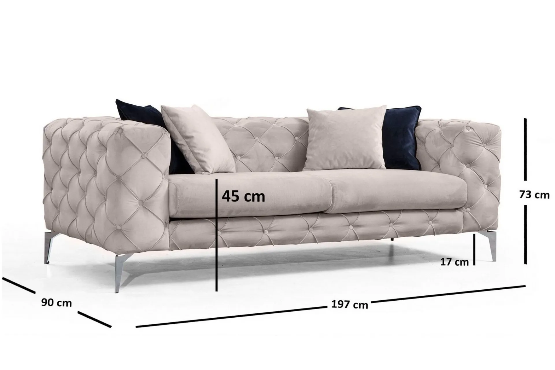Manor House Beachport Sofa 2-seters