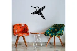 Skilt-Bee bird Veggdekor Svart