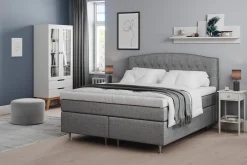 Kontinentalsenger|Komplett Sengepakke-Belda Sengepakke 160x200 Fast Grey
