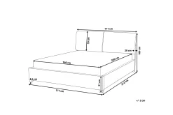 Bedly Sengeramme & Sengestamme-BELFORT Dobbeltseng 160 | 200 cm Beige