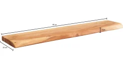 Wohnling Belleview Vegghylle 80x25 cm