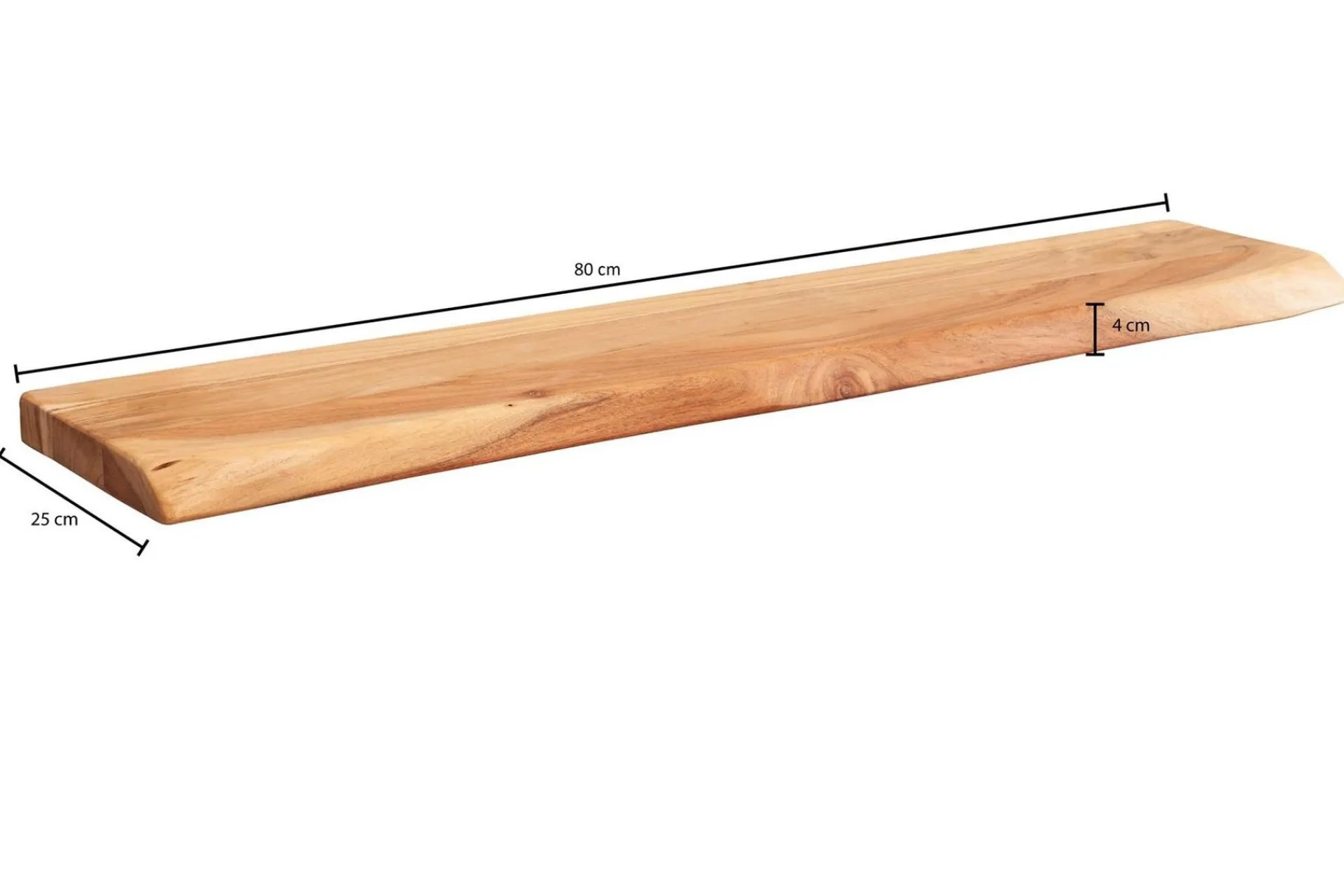 Wohnling Belleview Vegghylle 80x25 cm
