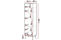 Belonger Vitrineskap 53 cm