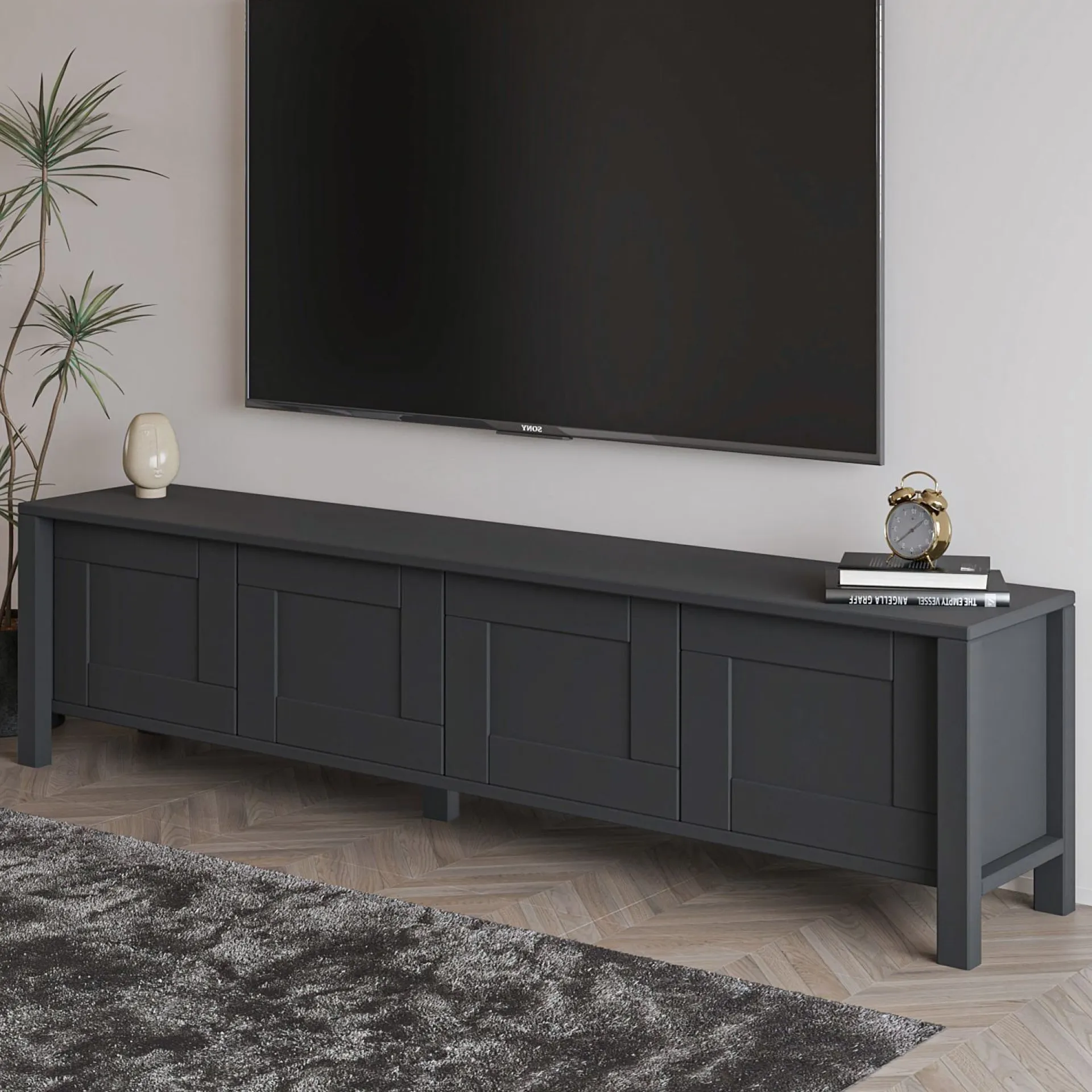 Belor TV-benk 160x45x35 cm