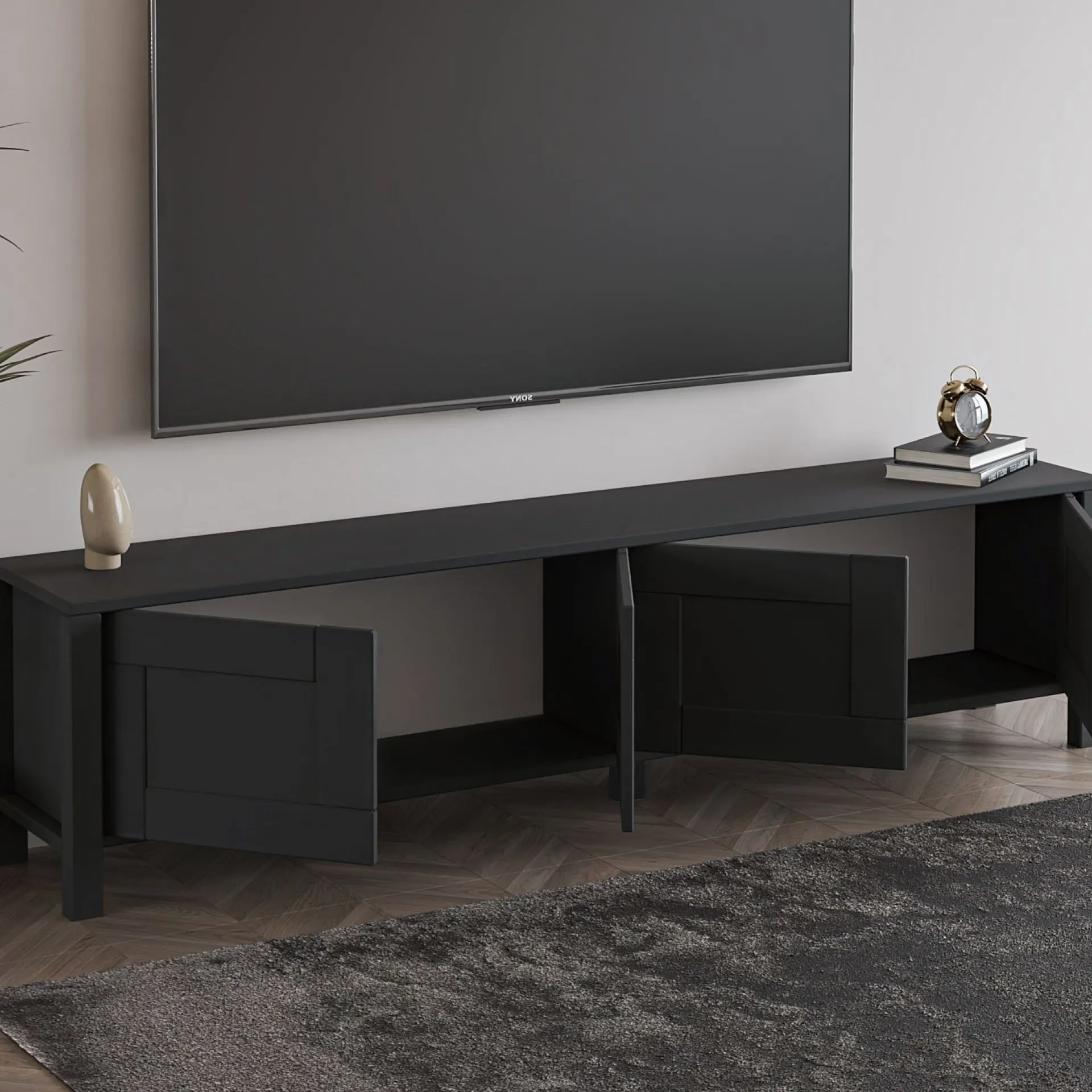 Belor TV-benk 160x45x35 cm