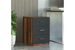 Møbelsett Til Kontor-Benich Møbelsett Kontor Teak,Antracit