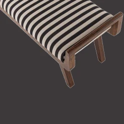 WOOOD Entrebenk|Benk-Benk Valo 157 cm svart/hvit