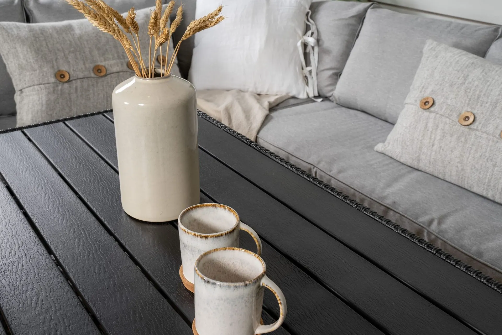 Venture Home Veranda & Terrasse|Loungesett-Bentwood Loungegruppe 5-seter Svart