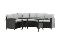 Venture Home Veranda & Terrasse|Loungesett-Bentwood Loungegruppe 5-seter Svart