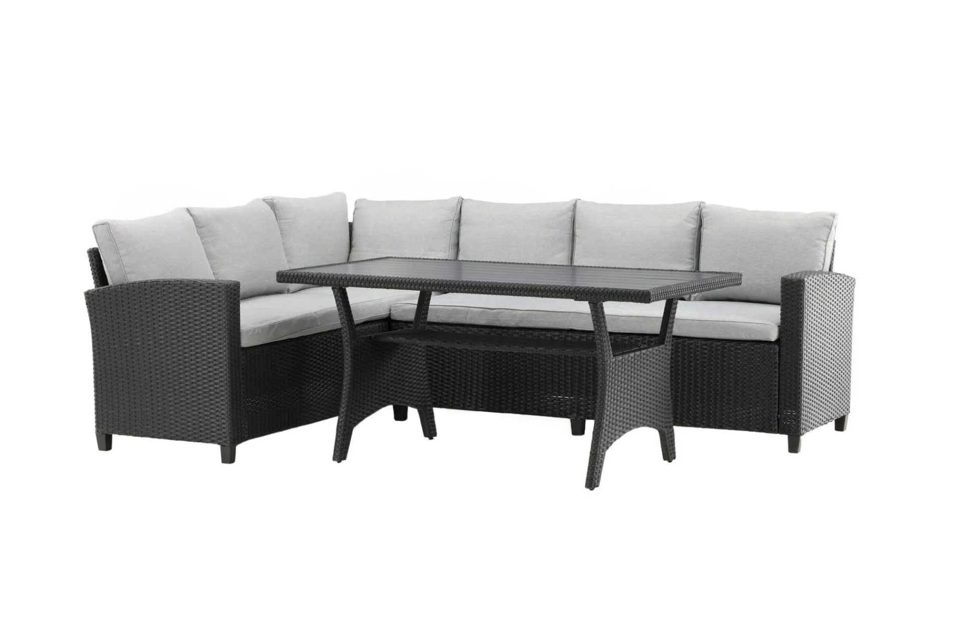 Venture Home Veranda & Terrasse|Loungesett-Bentwood Loungegruppe 5-seter Svart