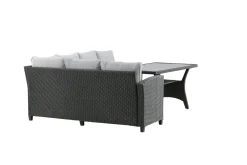Venture Home Veranda & Terrasse|Loungesett-Bentwood Loungegruppe 5-seter Svart