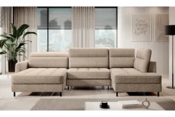 Berrto Sofa med Divan og Sjeselong 5-seters