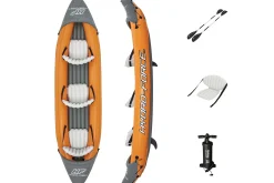 Bestway Cove Champion X3 Oppblåsbar kajakk 3 personer Oransj