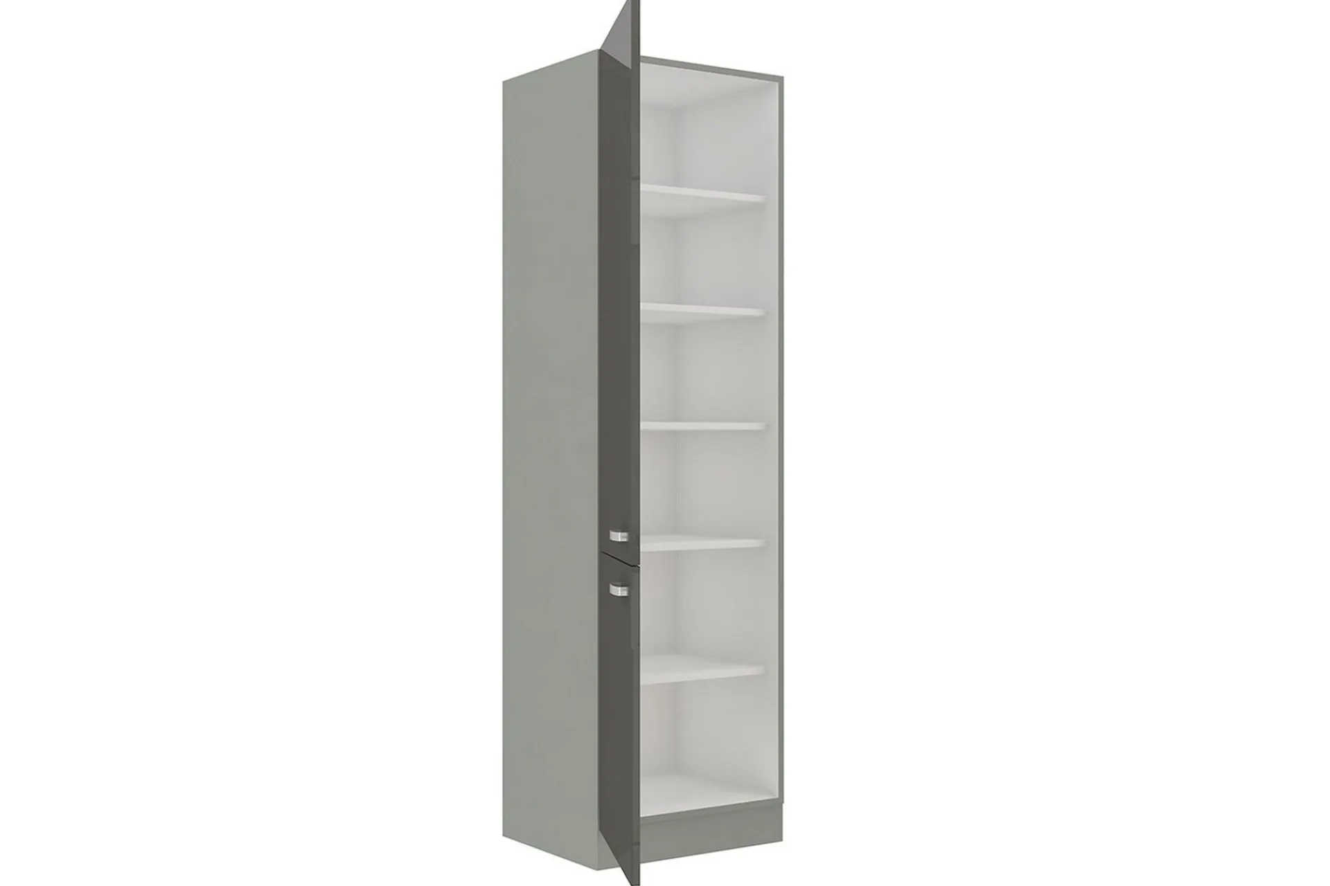 Oppbevaringsskap|Skap-Bianco Skap med dører 60x57x210 cm Hvit