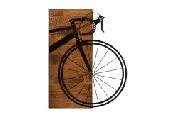 Skilt-Bicycle Veggdekor Svart/Valnøtt