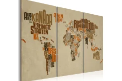 Lerretsbilder|Lerretsbilder-Bilde Map of the world 90x60