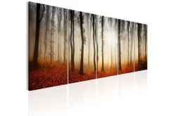 Lerretsbilder|Lerretsbilder-Bilde Morning Fog 200x80 Hvit